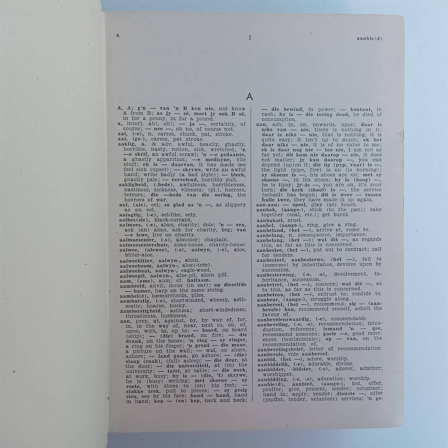 Tweetalige Skoolwoordeboek (Afrikaans/English & English/Afrikaans) | D. B. Bosman & L. W. van der...