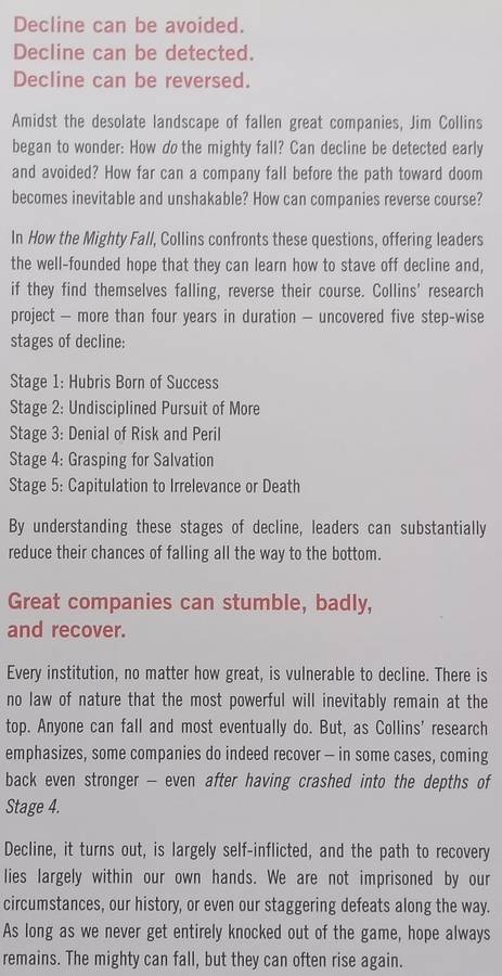 Why the Mighty Fall and Why Some Companies Never Give In | Jim Collins