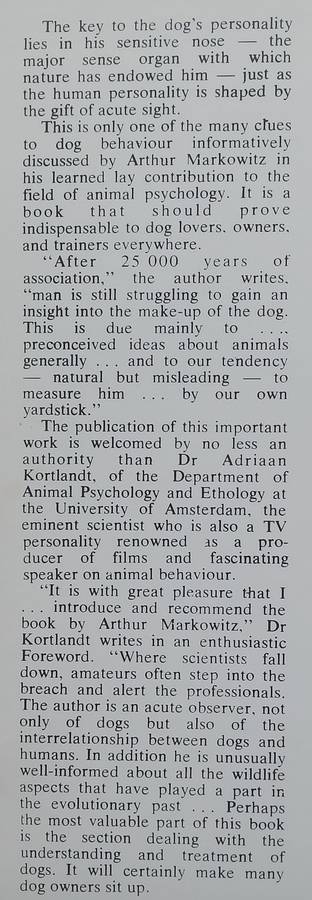 This is Your Dog: Some Observations on Understanding Animals | Arthur Markowitz