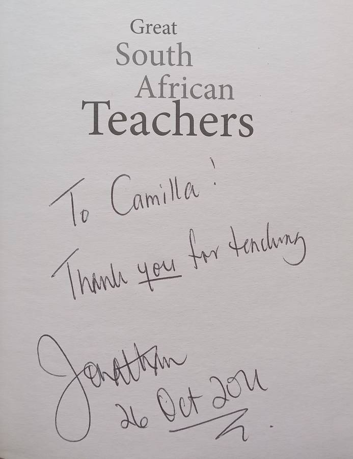 Great South African Teachers (Inscribed by Author) | Jonathan Jansen