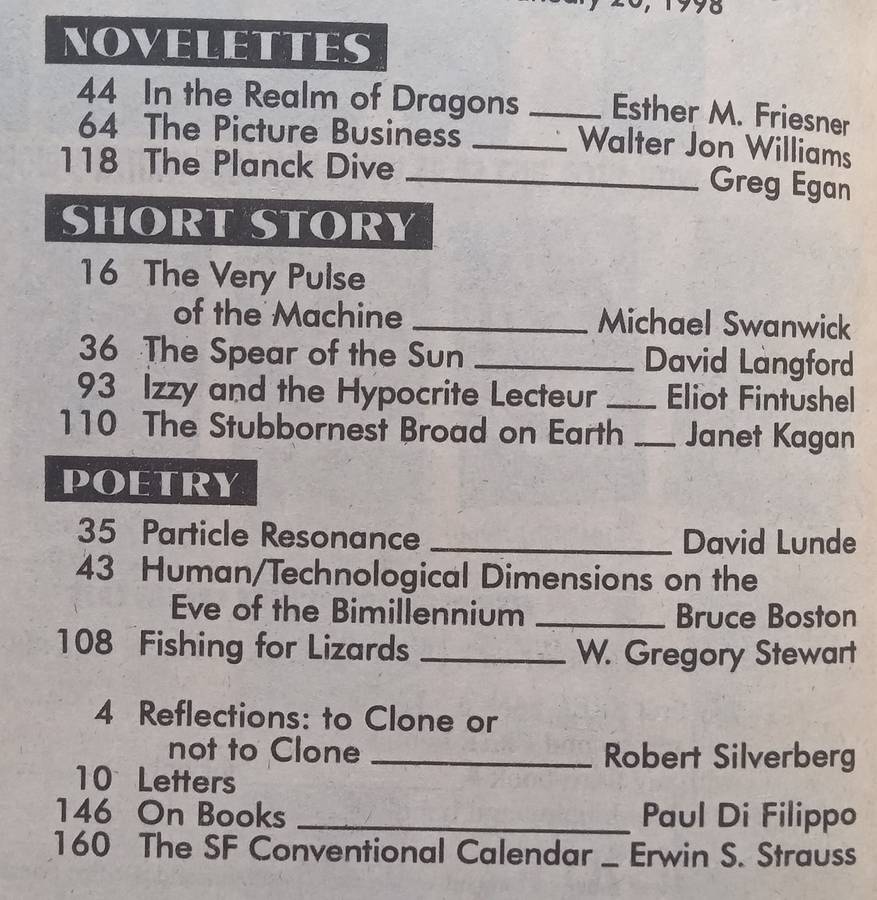 Asimovs Science Fiction (February 1998)
