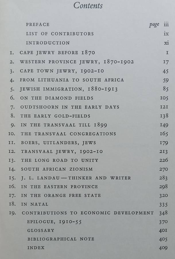 The Jews in South Africa: A History | Gustav Saron & Louis Hotz (Eds.)