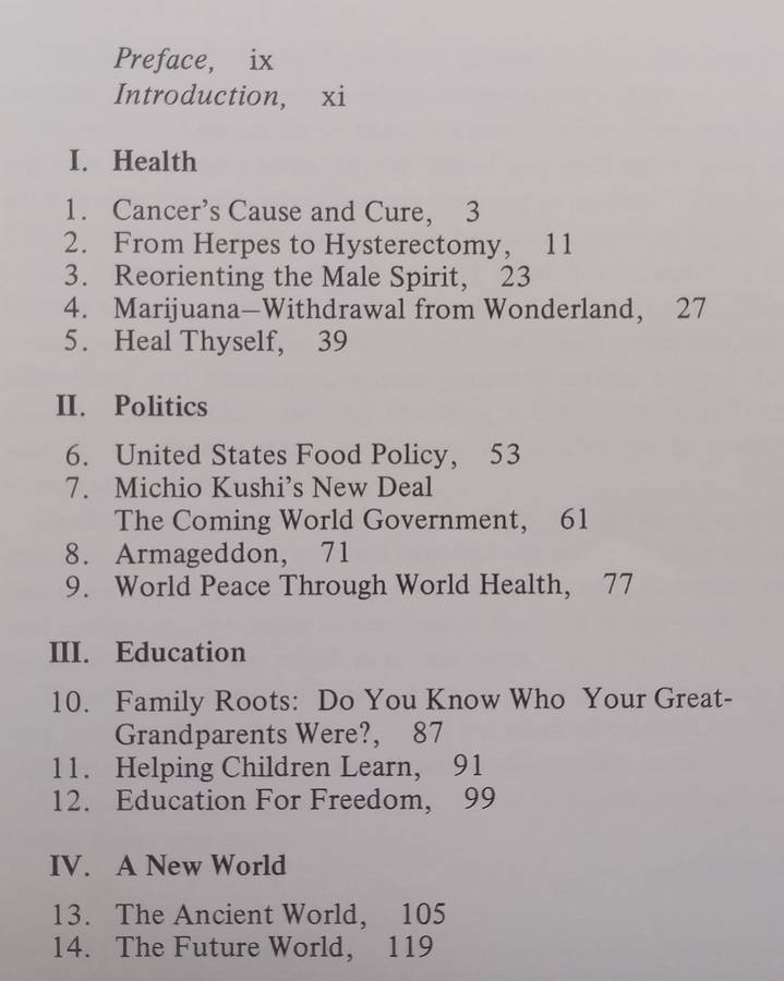 On the Greater View: Collected Thoughts and Ideas on Macrobiotics and Humanity | Michio Kushi