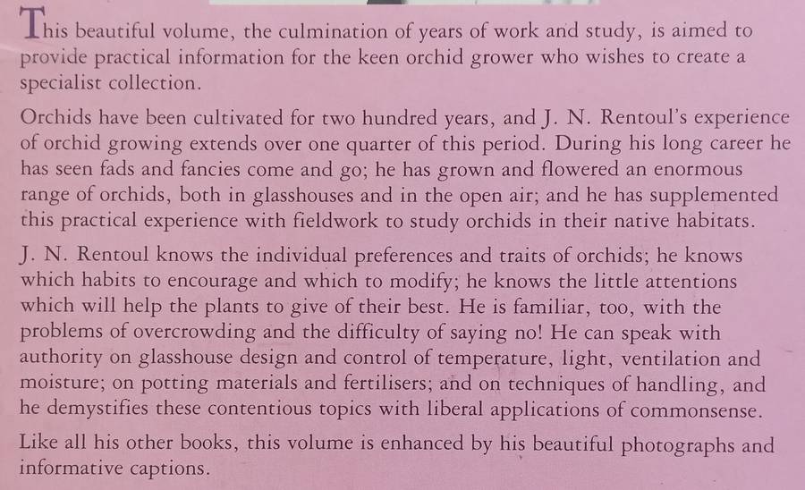 The Specialist Orchid Grower | J. N. Rentoul