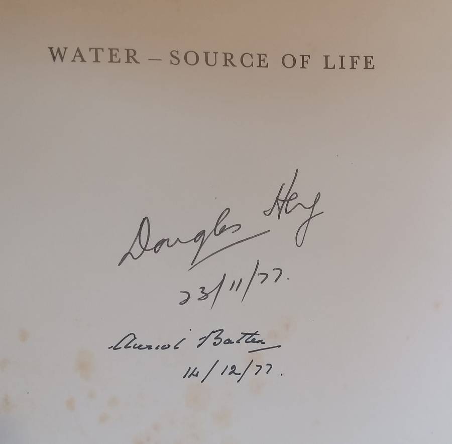 Water: Source of Life (Signed by Author and Illustrator, Inscribed by Illustrator) | Douglas Hey