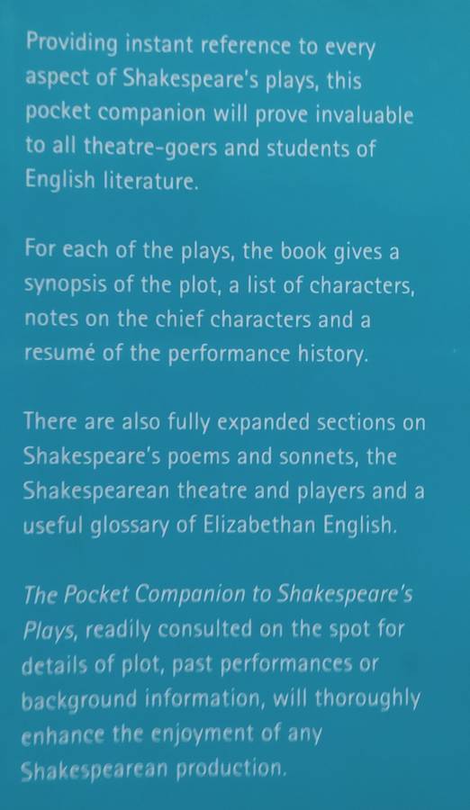 The Pocket Companion to Shakespeares Plays | J. C. Trewin