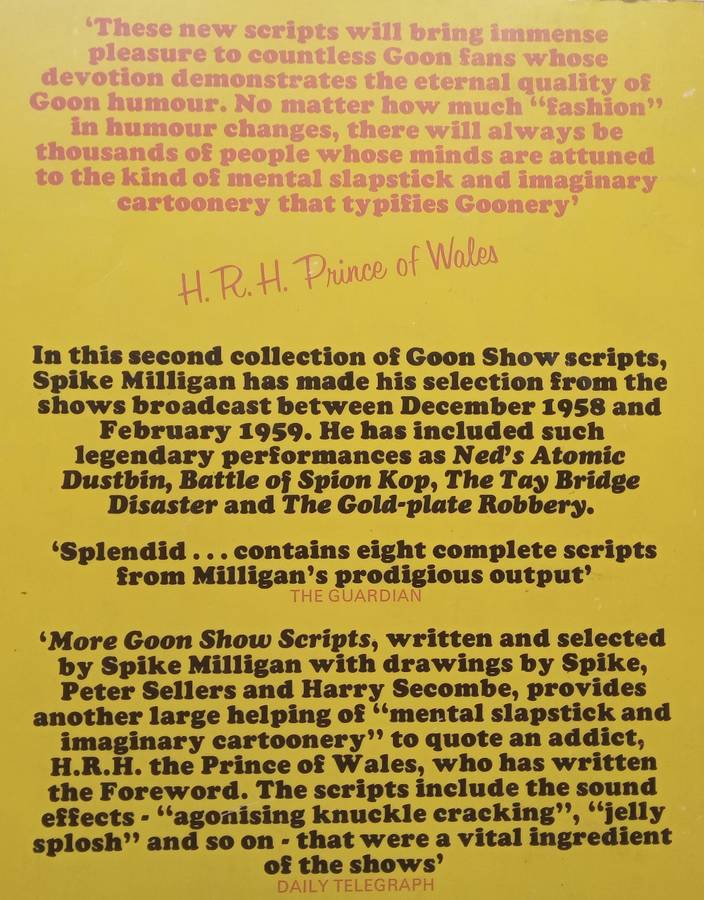 More Goon Show Scripts | Spike Milligan