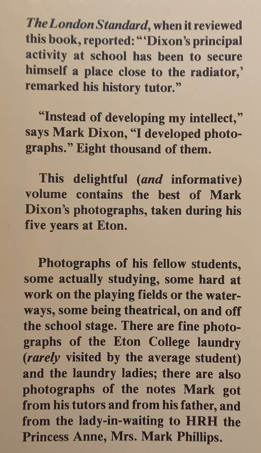 An Eton Schoolboys Album | Mark Dixon
