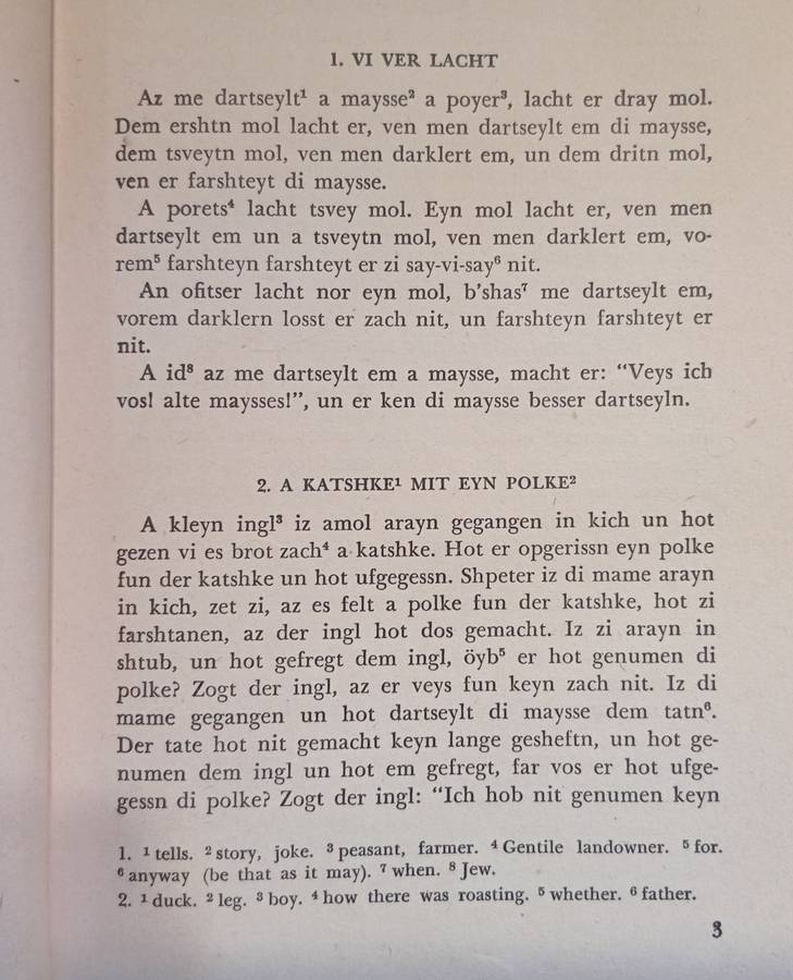 Royte Pomerantsen: Jewish Folk Humor (Text in Yiddish) | Immanuel Olsvanger (Ed.)