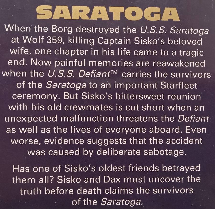 Saratoga (Star Trek Deep Space Nine) | Michael Jan Freidman