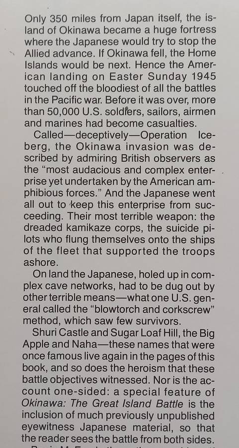 Okinawa: The Great Island Battle | Benis M. Frank