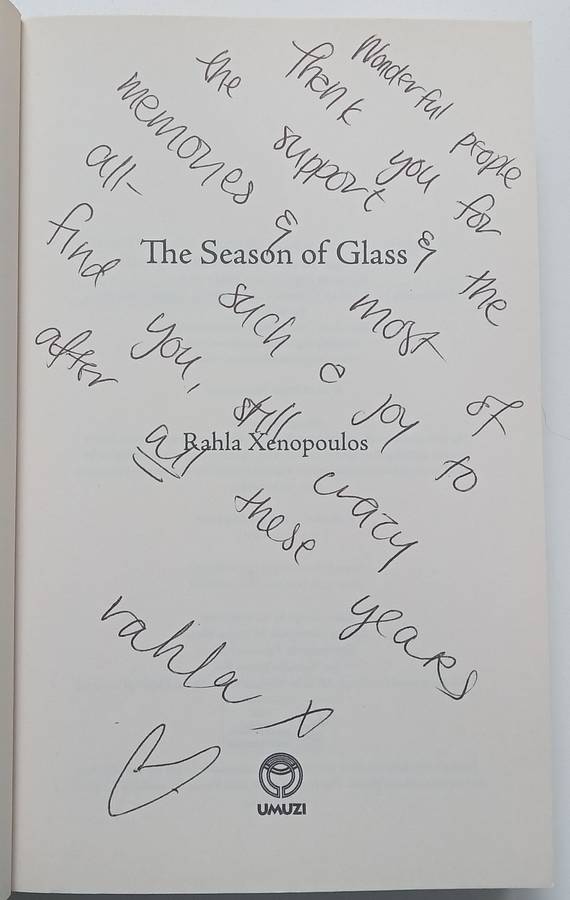 The Season of Glass (Warmly Inscribed by Author) | Rahla Xenopoulos