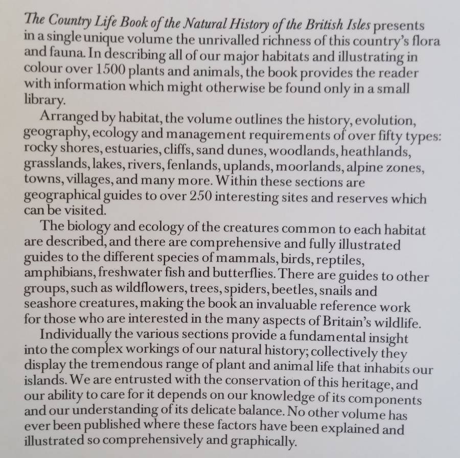 The Country Life Book of the Natural History of the British Isles | Pat Morris (Ed.)