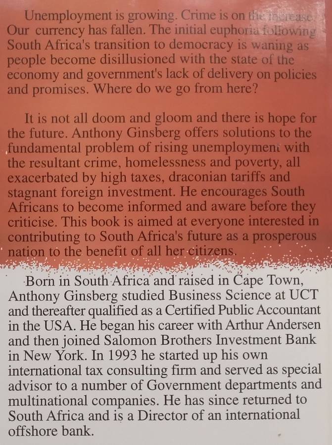 South Africas Future: From Crisis to Prosperity | Anthony Ginsberg