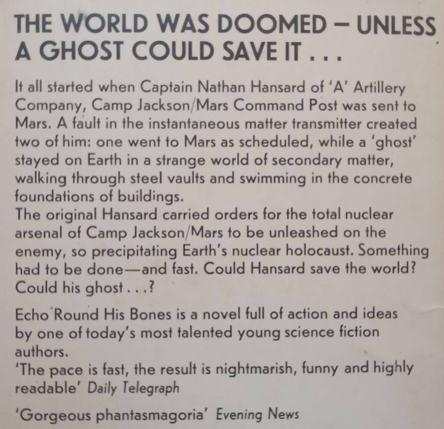 Echo Round His Bones | Thomas M. Disch