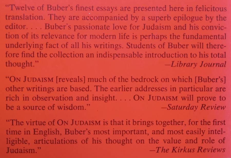 On Judaism | Martin Buber