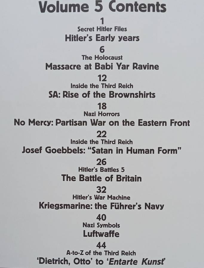 Hitlers Third Reich (Vol. 5)