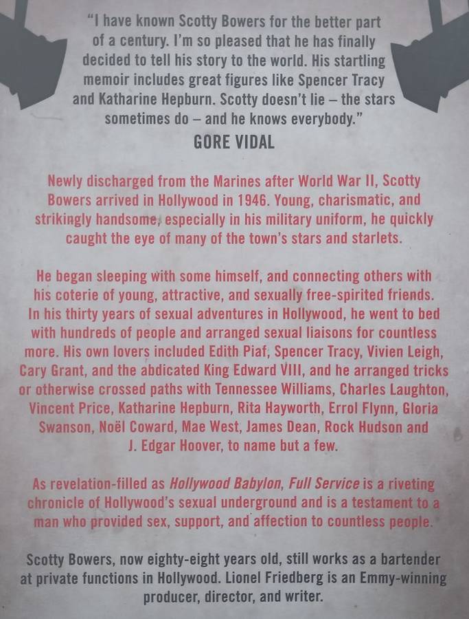 Full Service: My Adventures in Hollywood and the Secret Sex Lives of the Stars | Scotty Bowers & ...