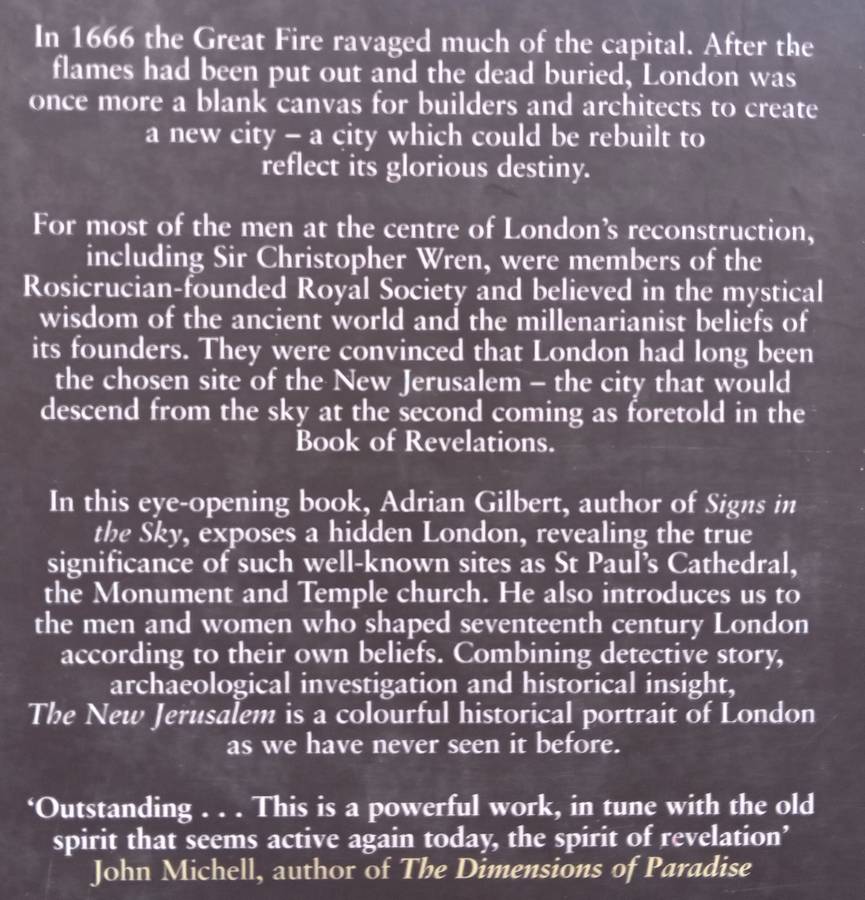 The New Jerusalem: The Extraordinary True Story of How a Secret Society Rebuilt London | Adrian G...