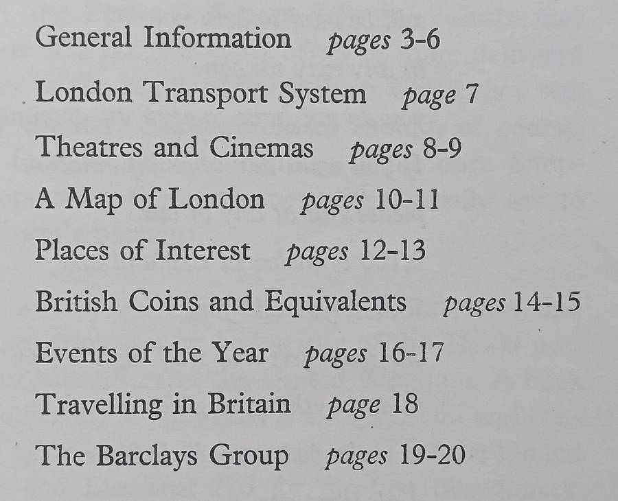 London 1955: A Visitors Guide