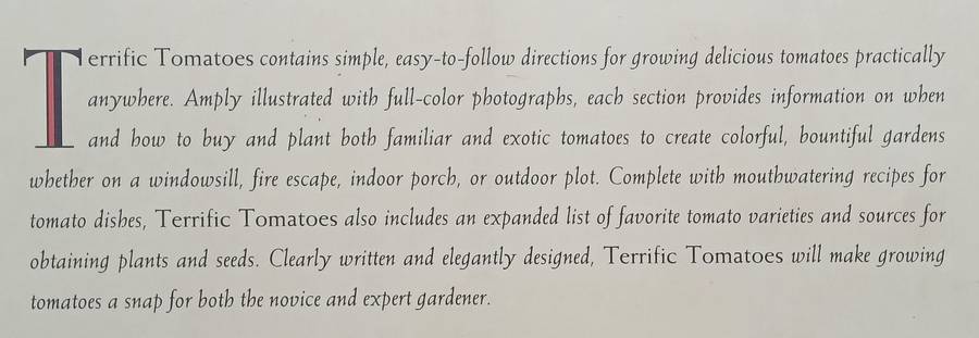 Terrific Tomatoes: Simple Secrets for Glorious Gardens  Inside and Out | Mimi Luebbermann