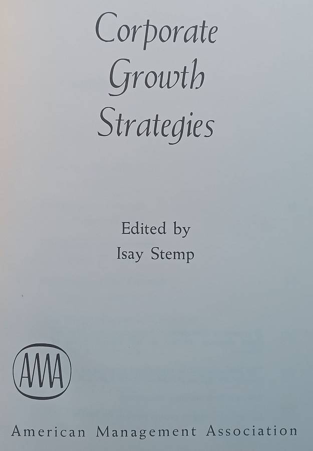 Corporate Growth Strategies | Isay Stemp (Ed.)