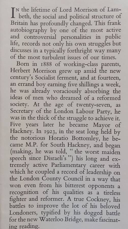 An Autobiography | Herbert Morrison