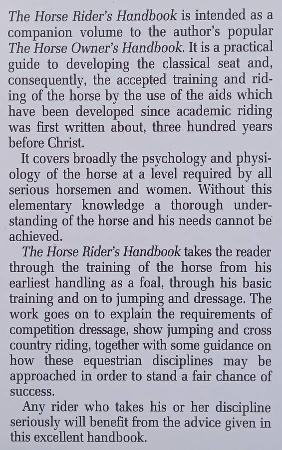 The Horse Riders Handbook | Monty Mortimer