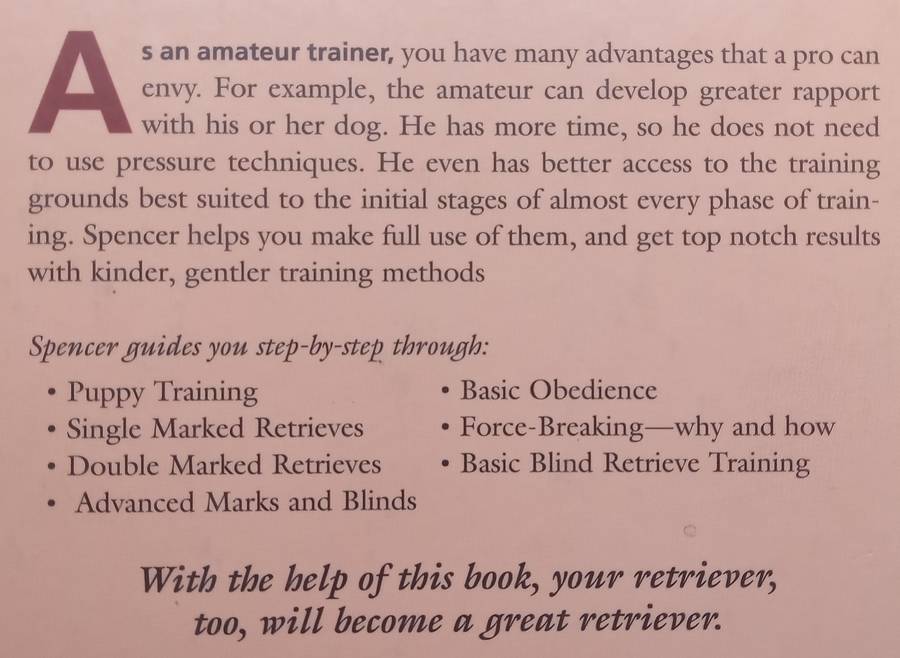 Training Retrievers for Marshes and Meadows | James B. Spencer