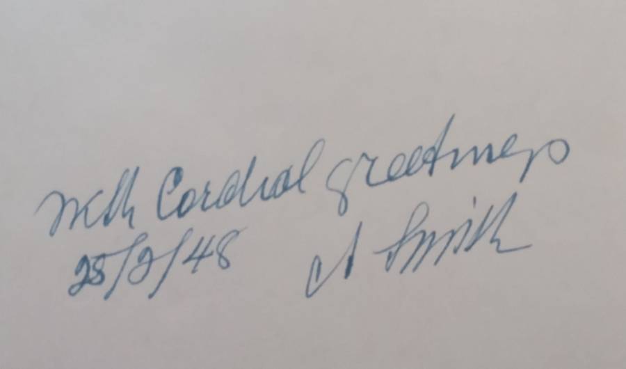In the Beginning (Inscribed by Author) | A. Smith