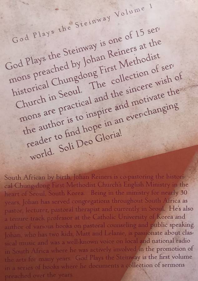 God Plays the Steinway | Johan Reiners