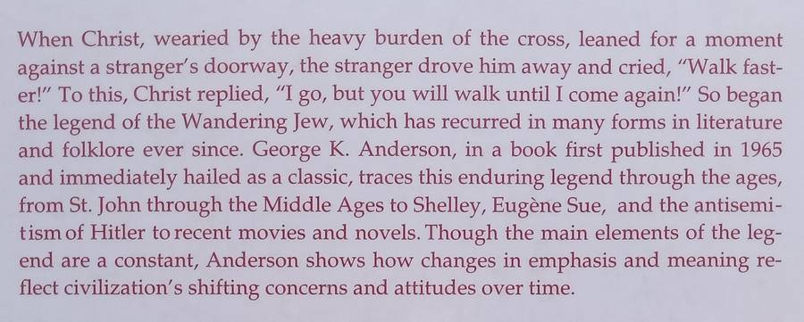 The Legend of the Wandering Jew | George K. Anderson