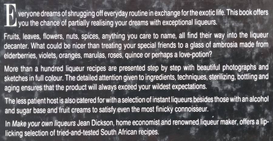 Make Your Own Liqueurs | Jean Dickson