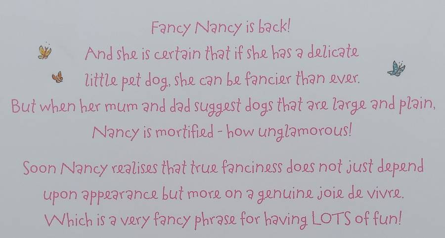 Fancy Nancy and the Posh Puppy | Jane OConnor