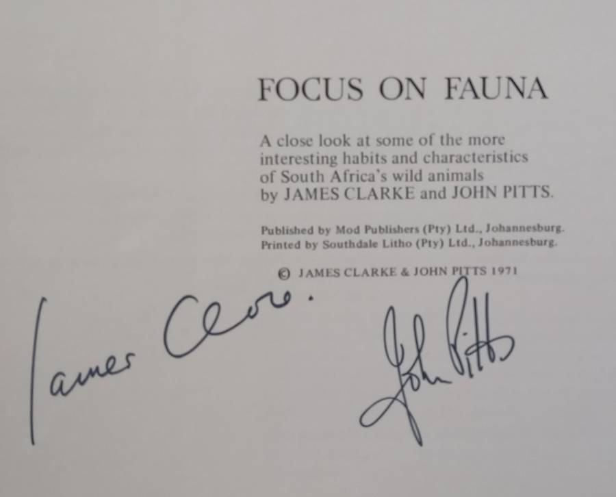 Focus on Fauna (Signed by Both Authors) | James Clarke & John Pitts