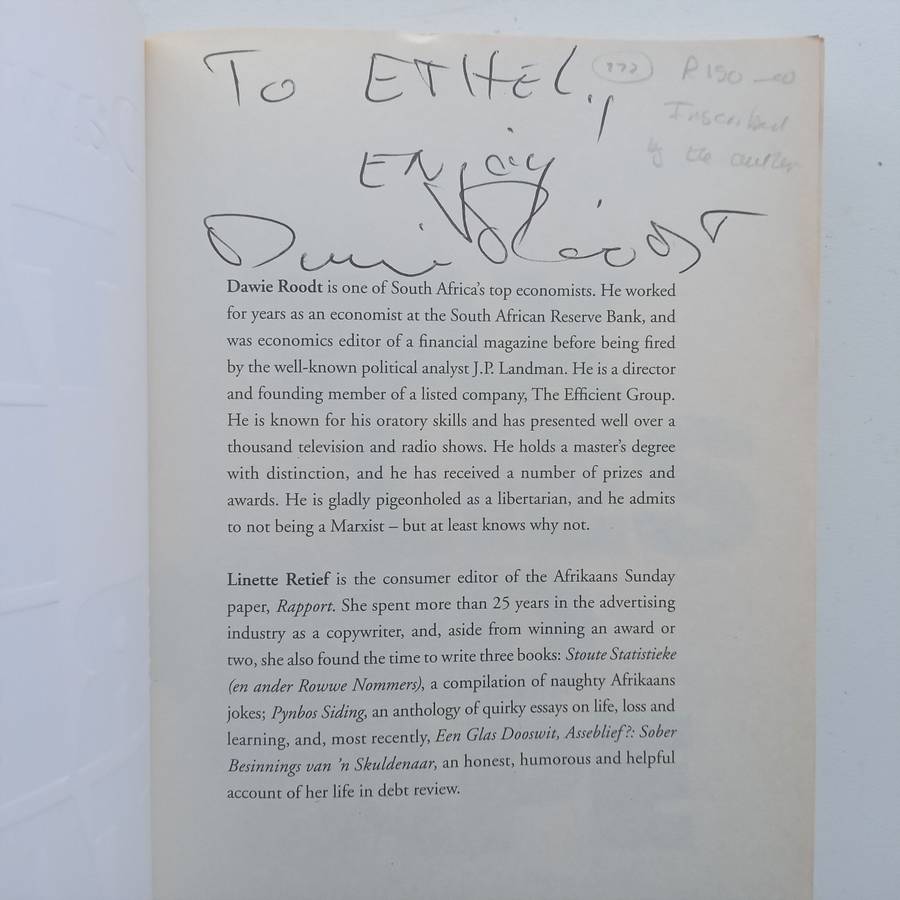 Sex, Lies and Red Tape (Inscribed by Author) | Dawie Roodt & Linette Retief