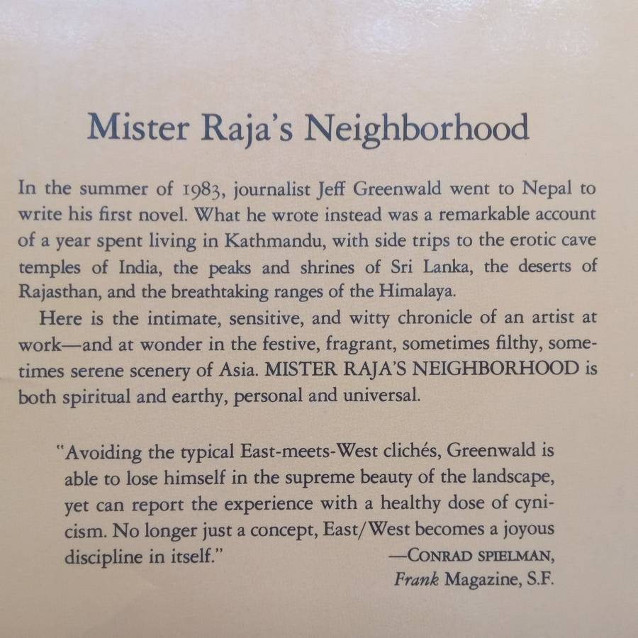 Mister Rajas Neighbourhood: Letters from Nepal | Jeff Greenwald