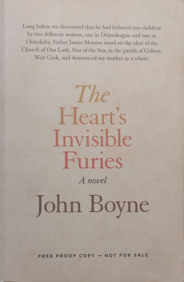 The Hearts Invisible Furies (Proof Copy) | John Boyne