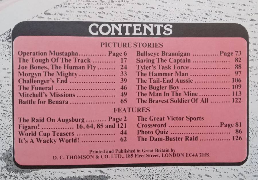 Victor Book for Boys 1982