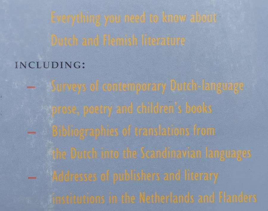 A Companion to Dutch and Flemish Letters