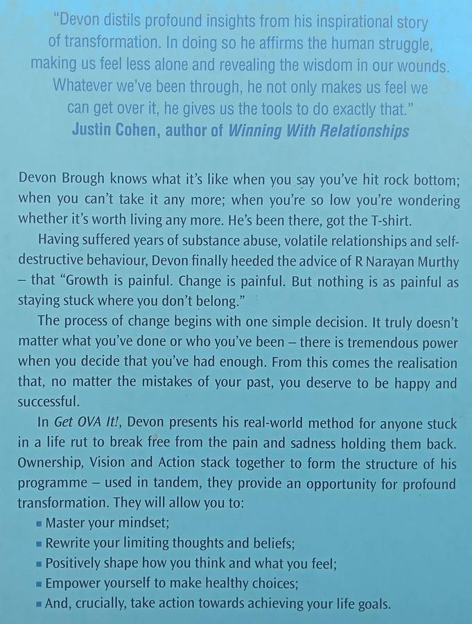 Get Ova It! A Real-Life Solution to Get Unstuck and Break Free (Inscribed by Author) | Devon Brough