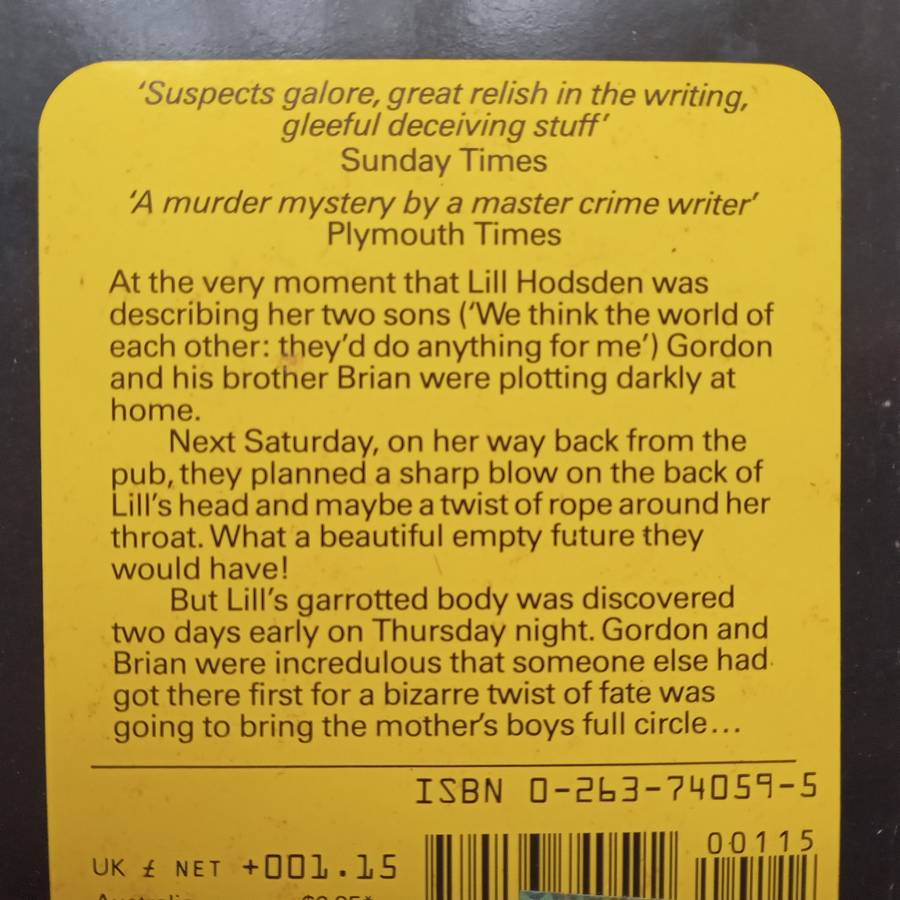 Mothers Boys | Robert Barnard