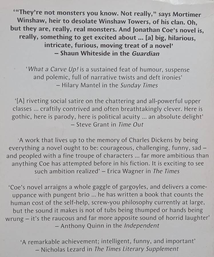 What a Carve Up! | Jonathan Coe