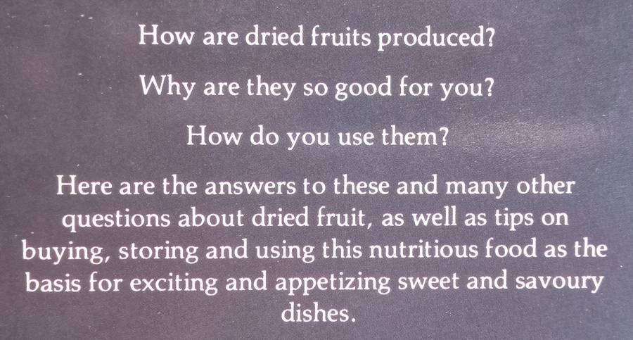 Dried Fruit: Natural Goodness All the Year Round | Robert Dark