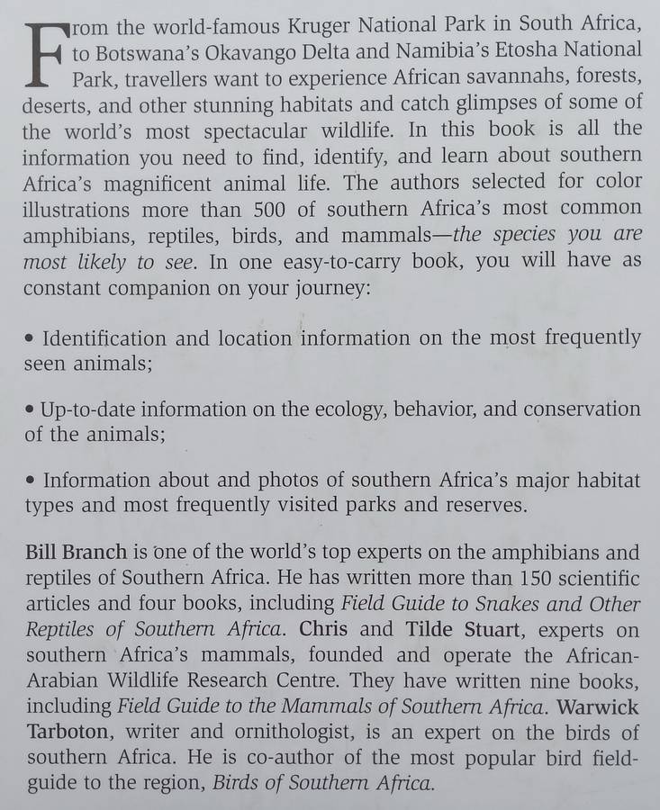 Travellers Wildlife Guides: South Africa | B. Branch, et al.