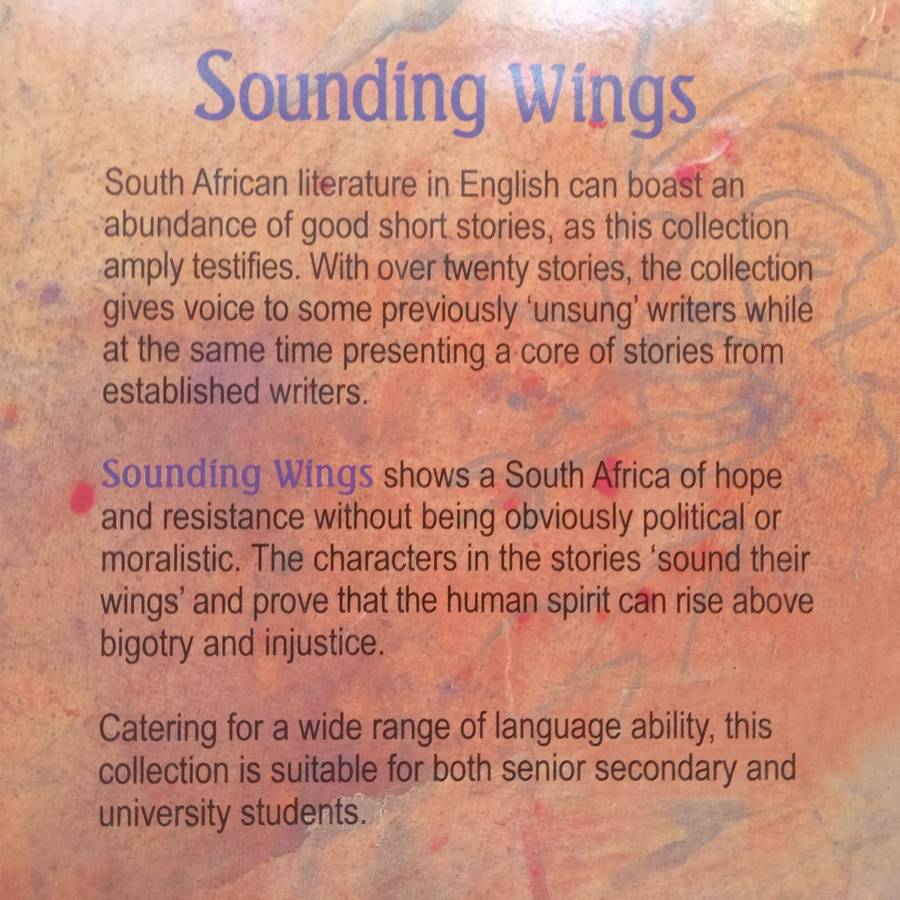 Sounding Wings: Stories from South Africa | Rosemary Gray & Stephen Finn (Eds.)