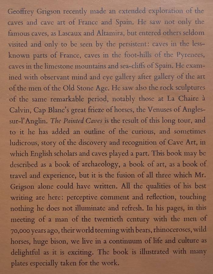 The Painted Caves | Geoffrey Grigson