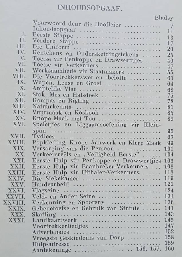 Die Eerste Handboekie vir Die Voortrekkers (Published 1934, Afrikaans) | J. A. Dalebout