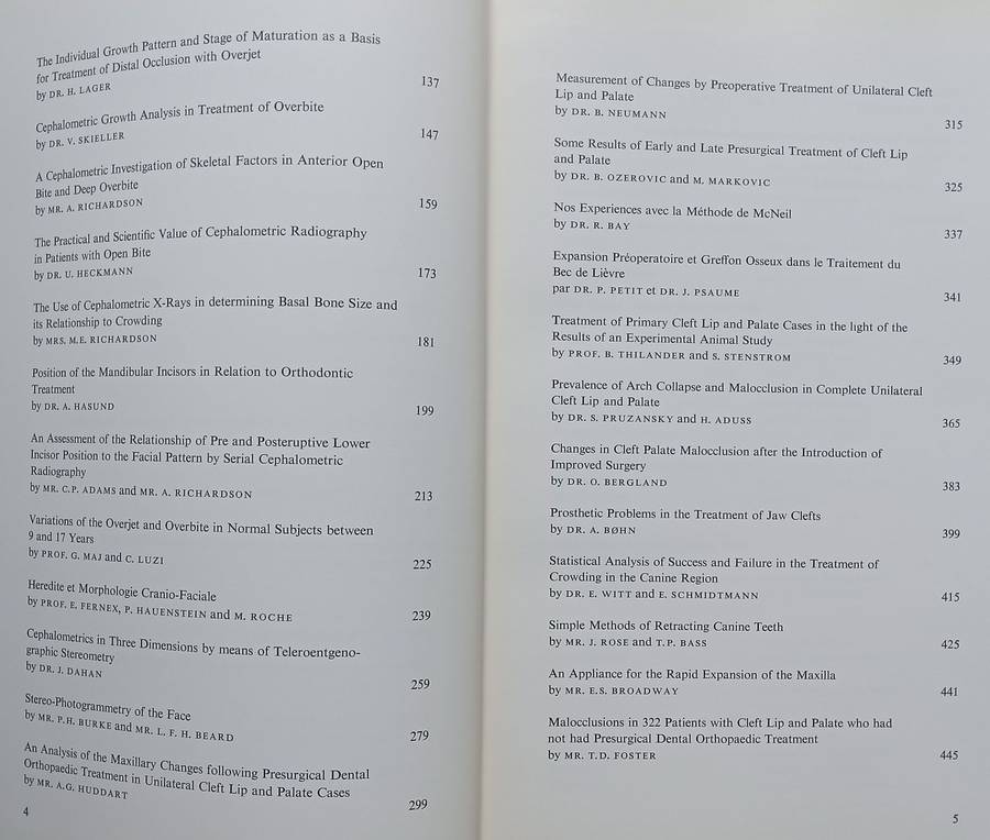 European Orthodontic Society Report of the 43rd Congress (1967) | Various Authors