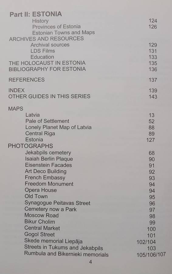 Jewish Ancestors? A Guide to Jewish Genealogy in Latvia and Estonia (Inscribed by Author) | Arlen...